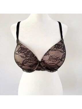 Victorias Secret Women Biofit Demi Uplift Lace Underwire Bra 36DD Sexy Feminine